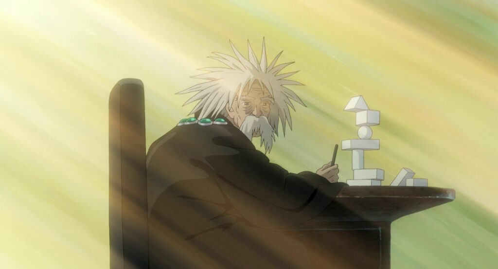 The crumbling tower of malice in Hayao Miyazaki's The Boy and the Heron, signifying the end of an era.